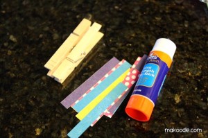 Clothespin Picture Banner Supplies