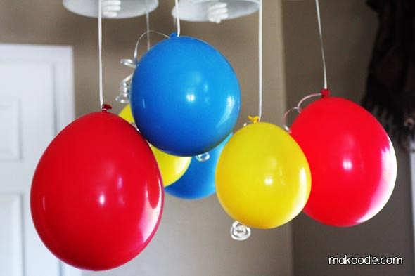 Hanging Balloons Birthday Party Decor