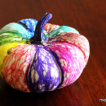Colored Pumpkin Craft for Kids