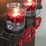 Floating Candles and Fresh Cranberries – Christmas Decor