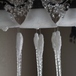 Winter Decorating – Icicle Chandelier