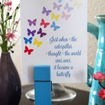 Spring Printable – Butterfly Decor