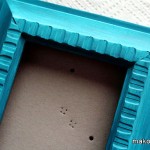 DIY Turquoise Picture Frame Makeover