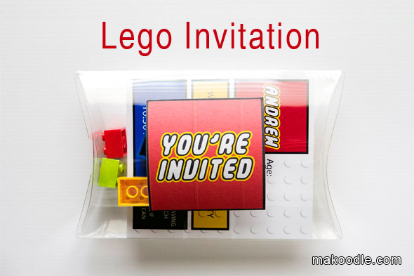 Lego Invitation - Birthday Party Invitation Idea