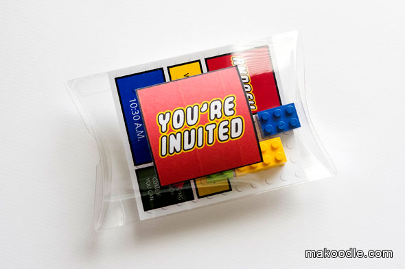 Lego Birthday Invitation