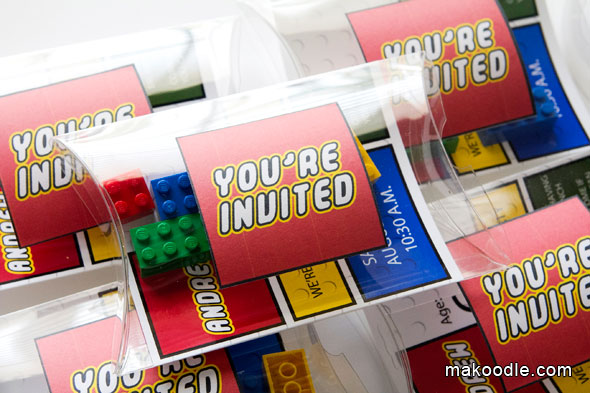 Lego Birthday Invitation Printable Download