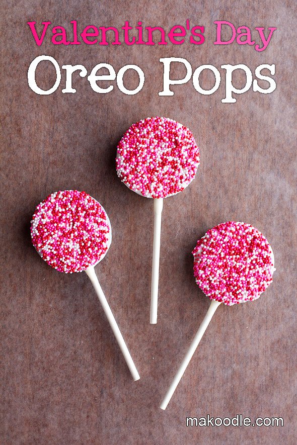 Valentines Oreo Pops - A simple, cute treat for Valentine's Day