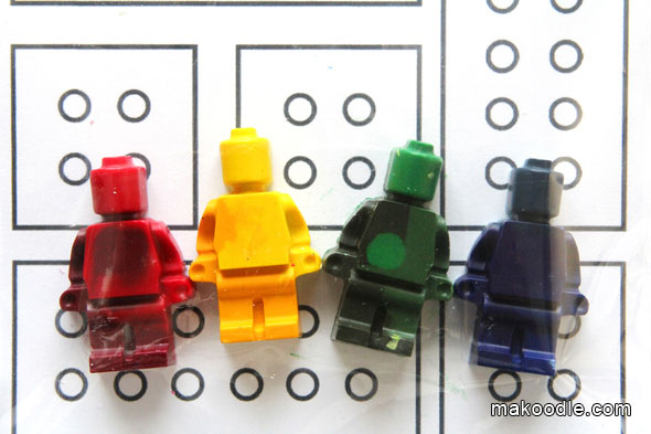 Lego Crayon Party Favor