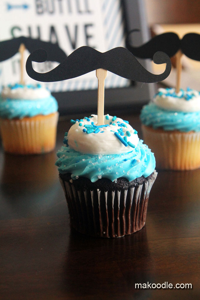 Mustache Birthday Party for Girls - Makoodle.com